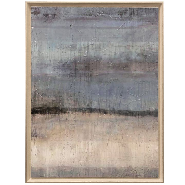 Study In Blue Framed Print