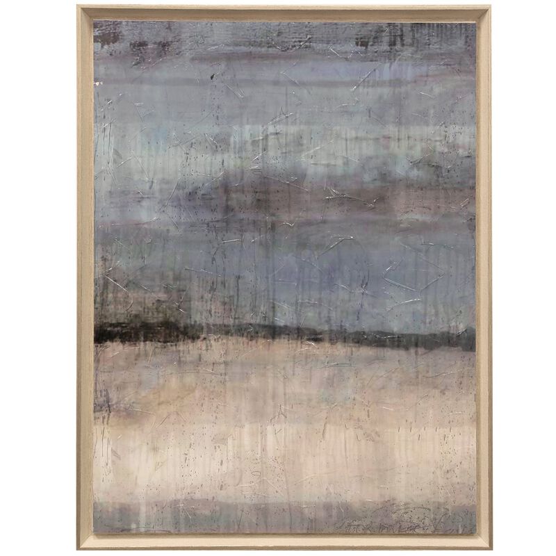 Study In Blue Framed Print