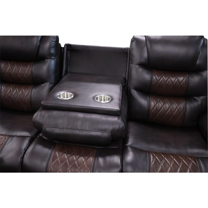 New Classic Furniture Nikko Sofa W/Pwr Fr-Brown