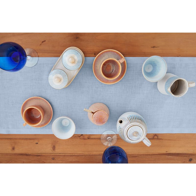 Solino Home 100% Pure Linen Table Runner | Fete for Valentine;s