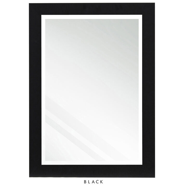 Rectangle Mirror Black I