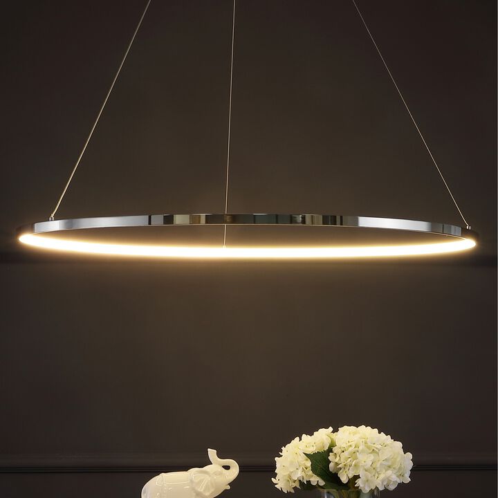 Brice Modern Contemporary Iron Integrated LED Pendant