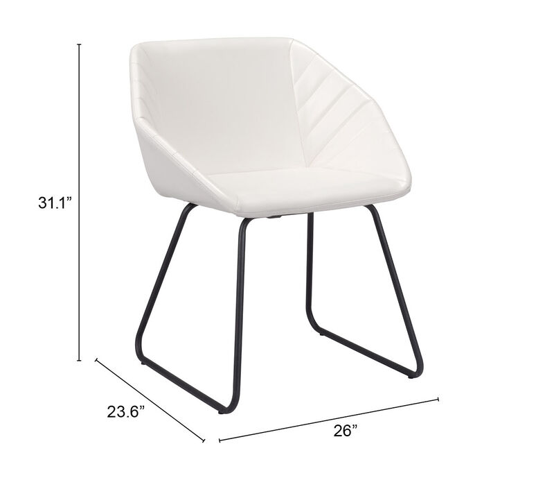 Miguel Dining Chair (Set of 2) White