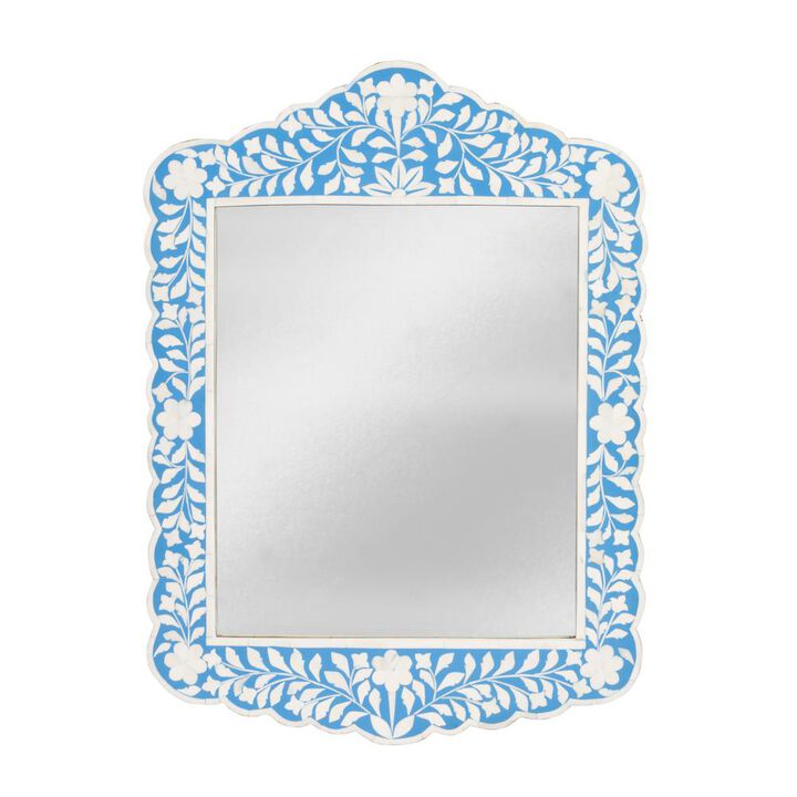 Blue Bone Wall Mirror, Belen Kox