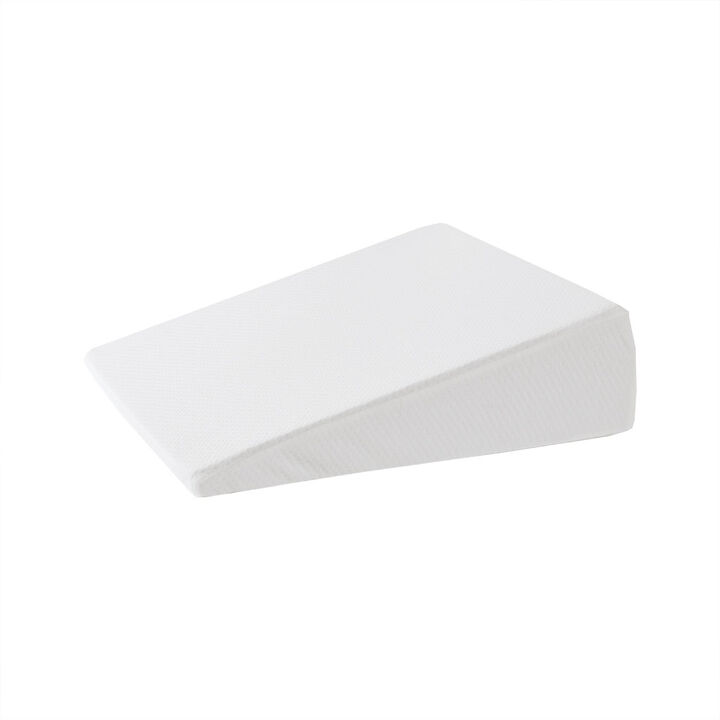Gracie Mills Brittany Memory Foam Bed Wedge Pillow with Zipper Removable Cover