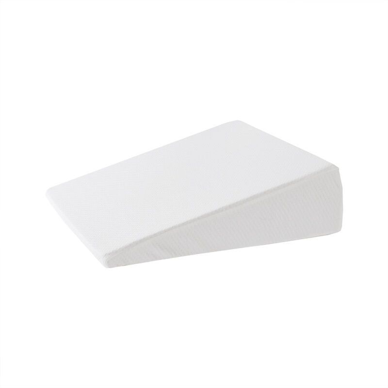 Gracie Mills Brittany Memory Foam Bed Wedge Pillow with Zipper Removable Cover