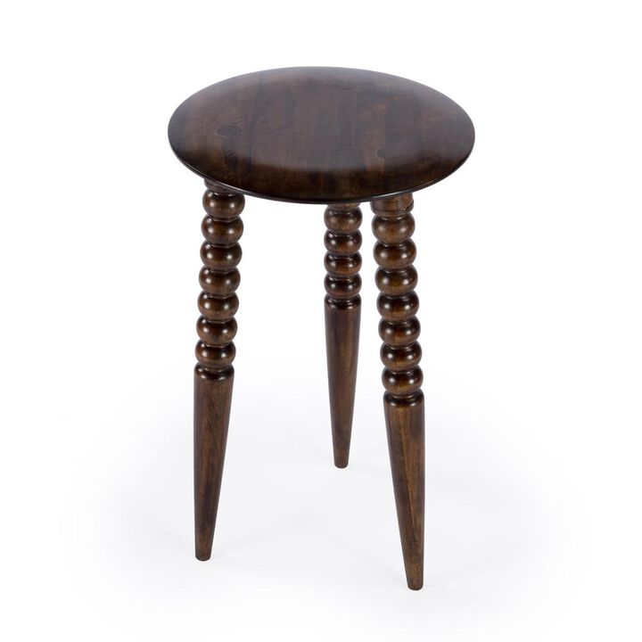 Butler Specialty Company Fluornoy Wood Side Table, Medium Brown