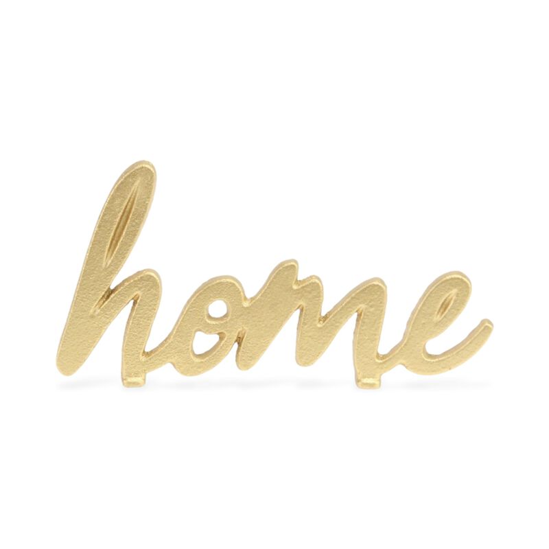 Roven Cast Iron Calligraphic Home Table Décor