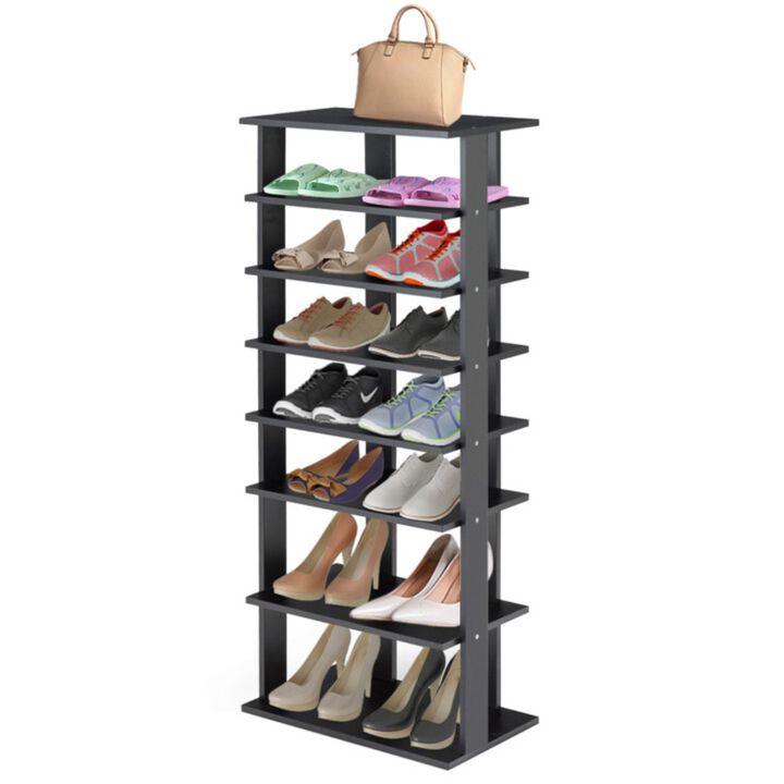 Hivvago Patented 7 Tiers Vertical Shoe Rack for Front Door