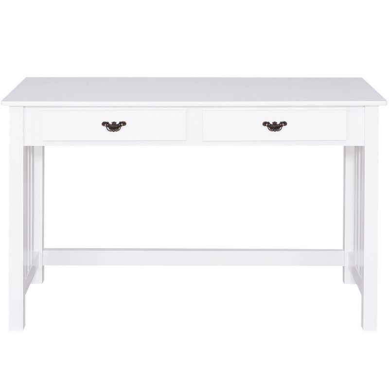 Home Office Writing Desk with 4 Drawer Computer Study Table