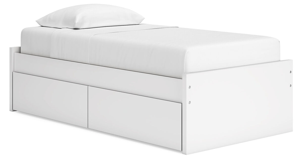 Onita Platform Bed with 1 Side Storage and Headboard