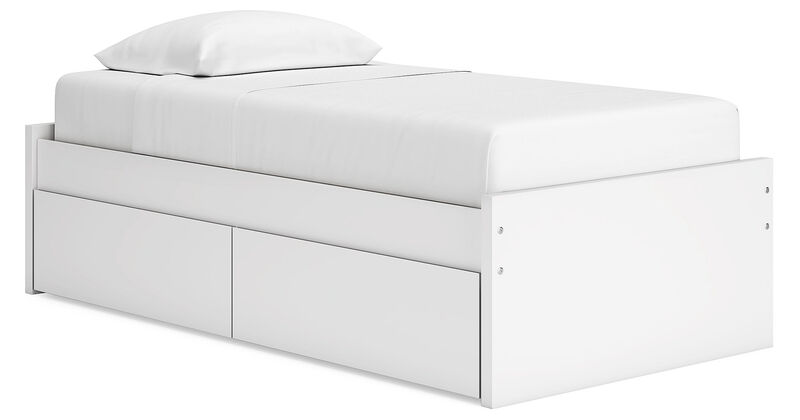 Onita Platform Bed with 1 Side Storage and Headboard