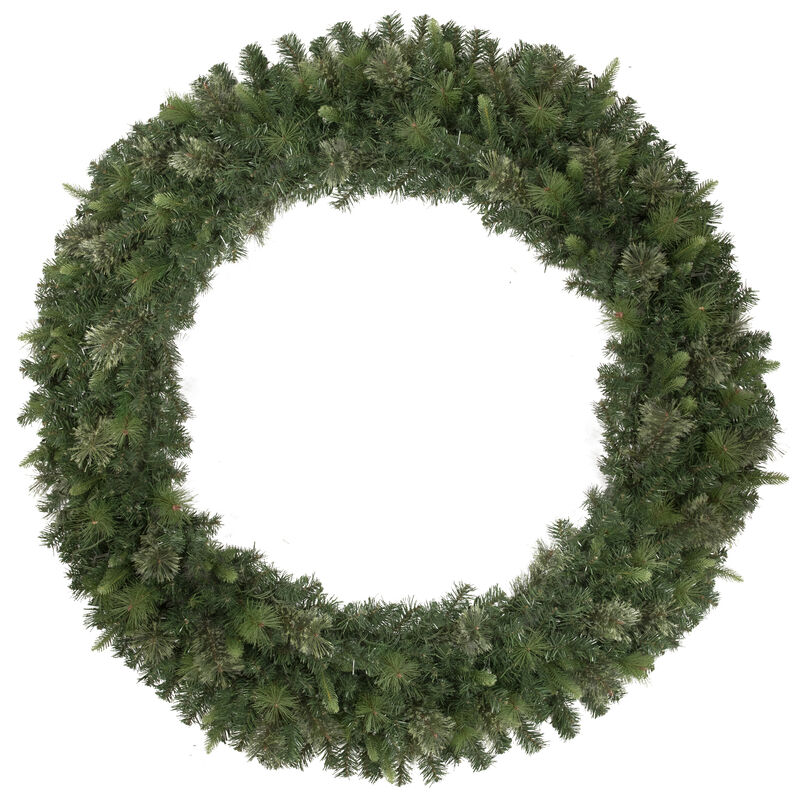 Kingston Cashmere Pine Commercial Size Artificial Christmas Wreath  60-Inch  Unlit