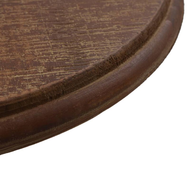 vidaXL End Table Solid Fir Wood 15.7" x25.2" Brown