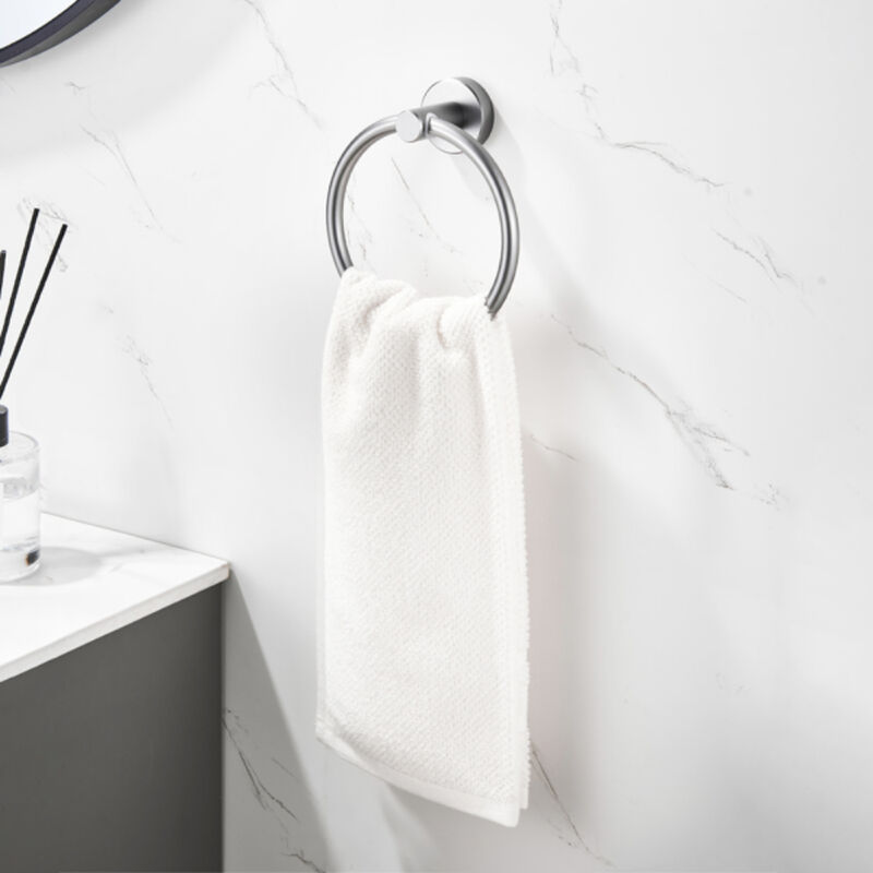 3-Piece Bathroom Hardware Set with Thick Space Aluminum Towel Bars