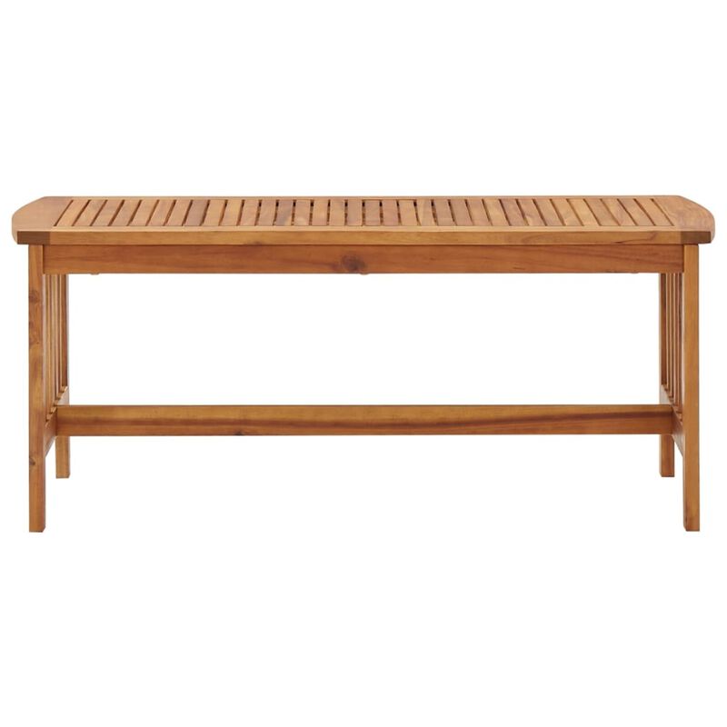 vidaXL Coffee Table 40.2"x19.7"x16.9" Solid Acacia Wood