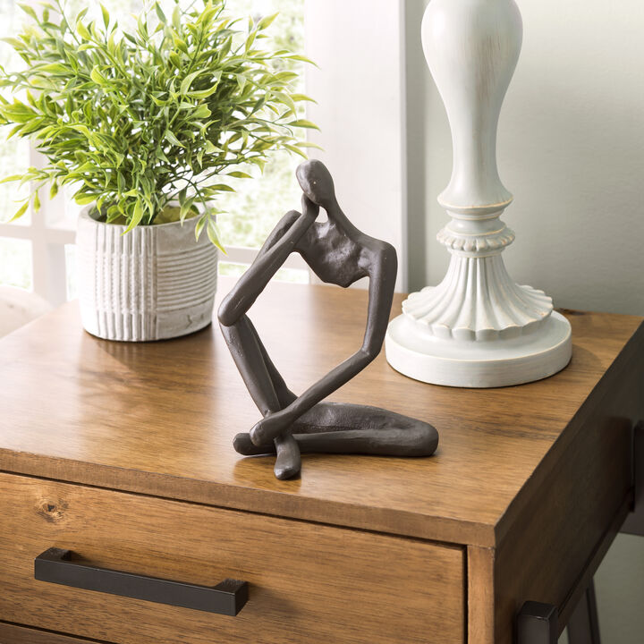 Modern Thinking Man Iron Sculpture