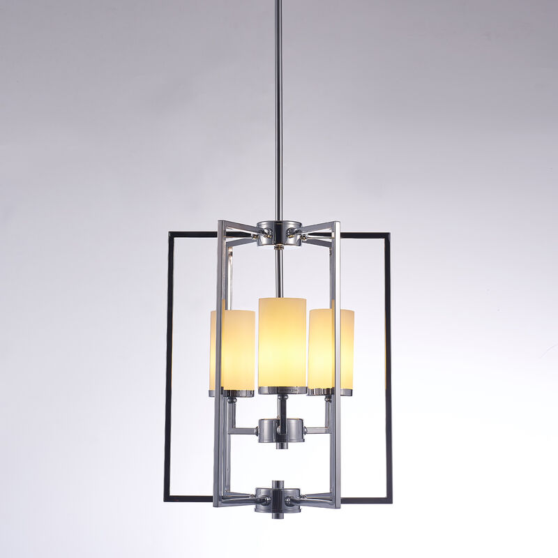 Pasargad Home Riva Collection Metal & Glass Chandelier Lights
