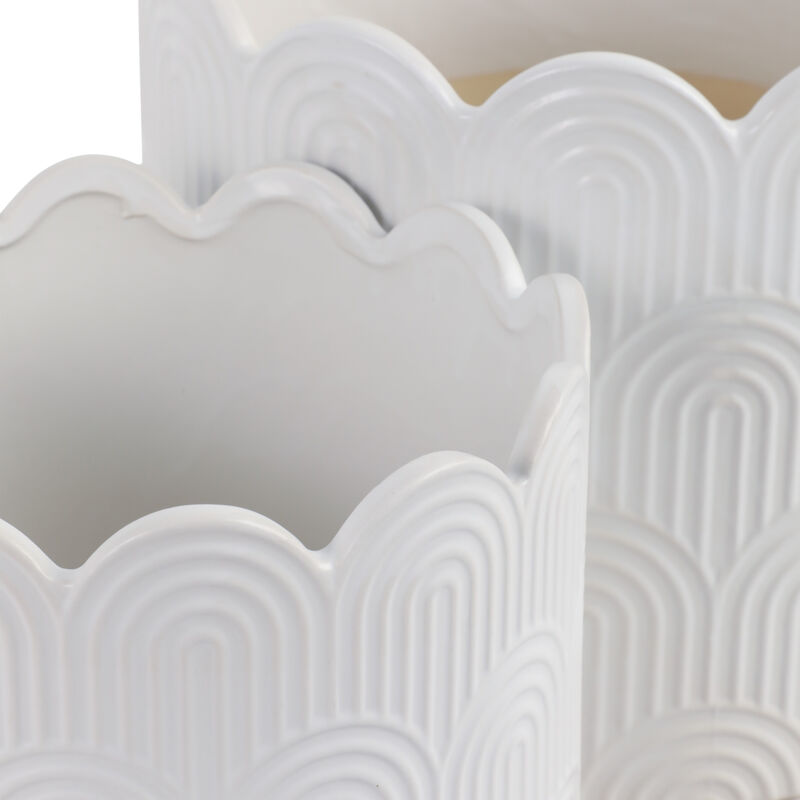 Stoneware Arch Planters