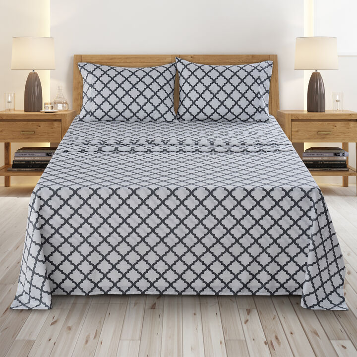 Lux Decor Collection Bed Sheets - Brushed Microfiber Sheet Set
