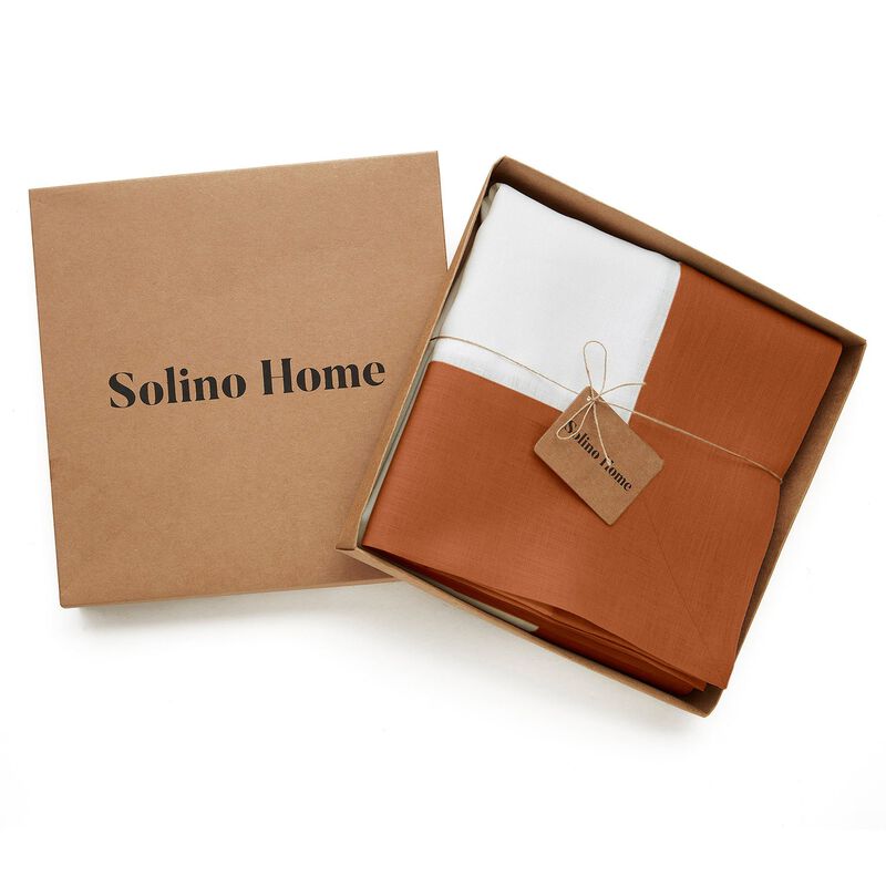 Solino Home 100% Pure Linen Tablecloth | Contempo