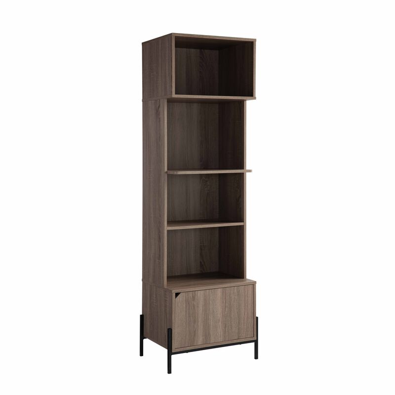 Baker'S Cabinet Dark Taupe