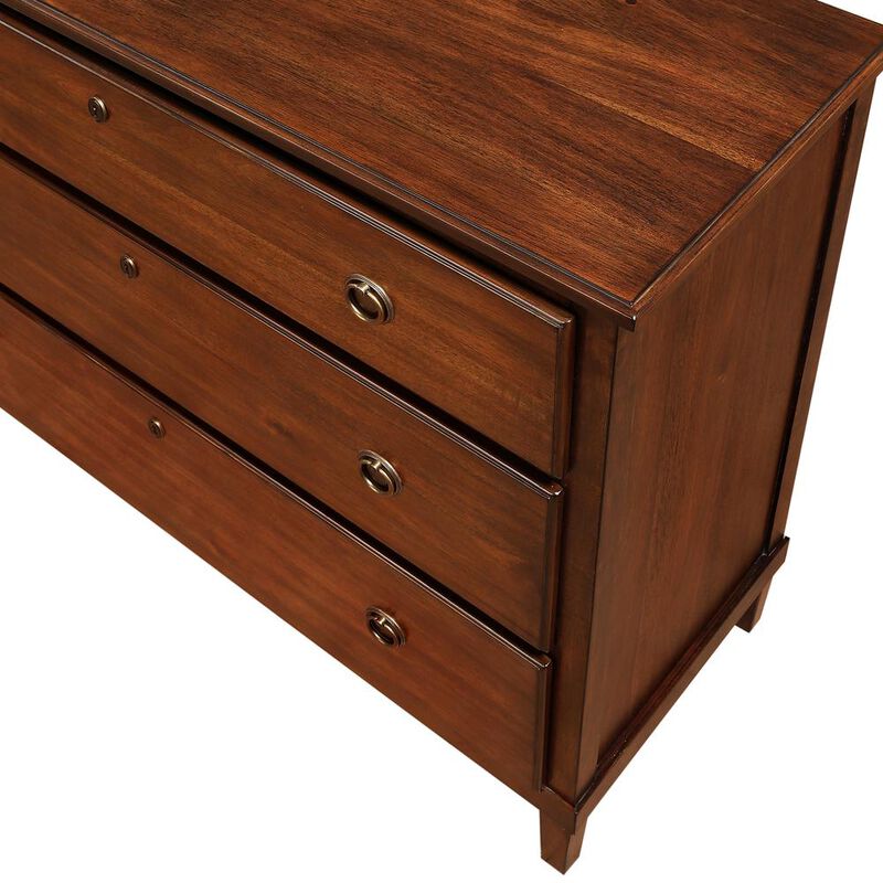 Comfort Pointe Cambridge Brown 3 Drawer Dresser