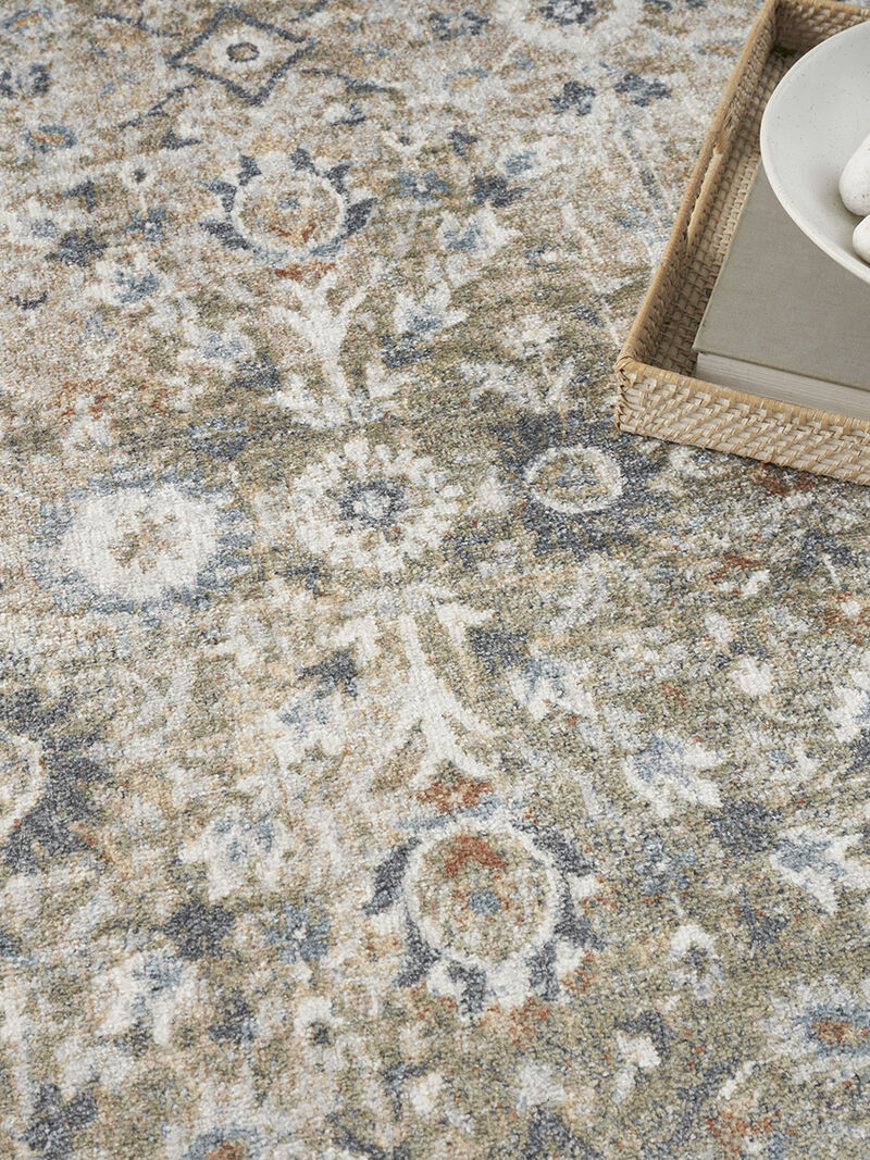 Astra Machine Washable ASW16 Gold Gray 7'10" x 10' Rug