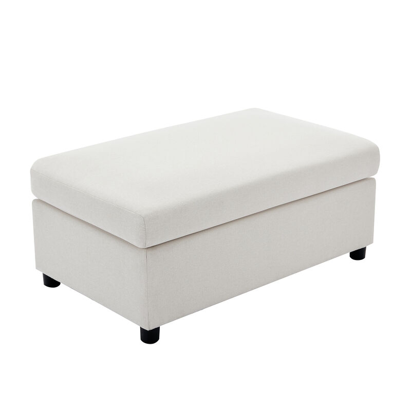 Merax Modern Armchair with Ottoman Set