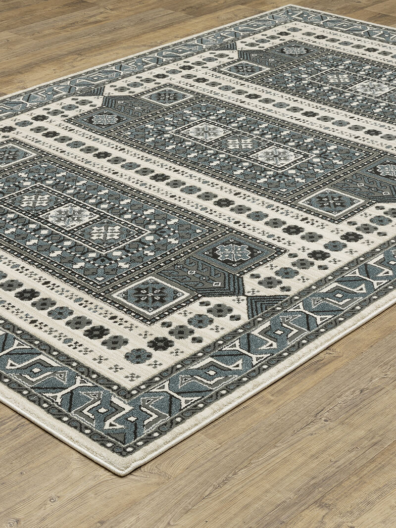 Raylan 3'3" x 5' Grey Rug