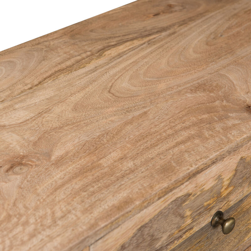 Merax Natural Sideboard Cabinet with 3 Drawers