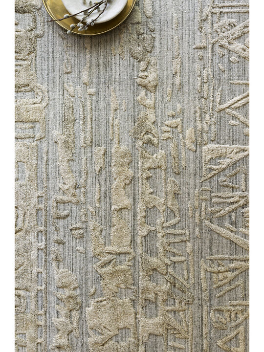 Sojourn RG02 Champagne 18" x 18" Sample Rug