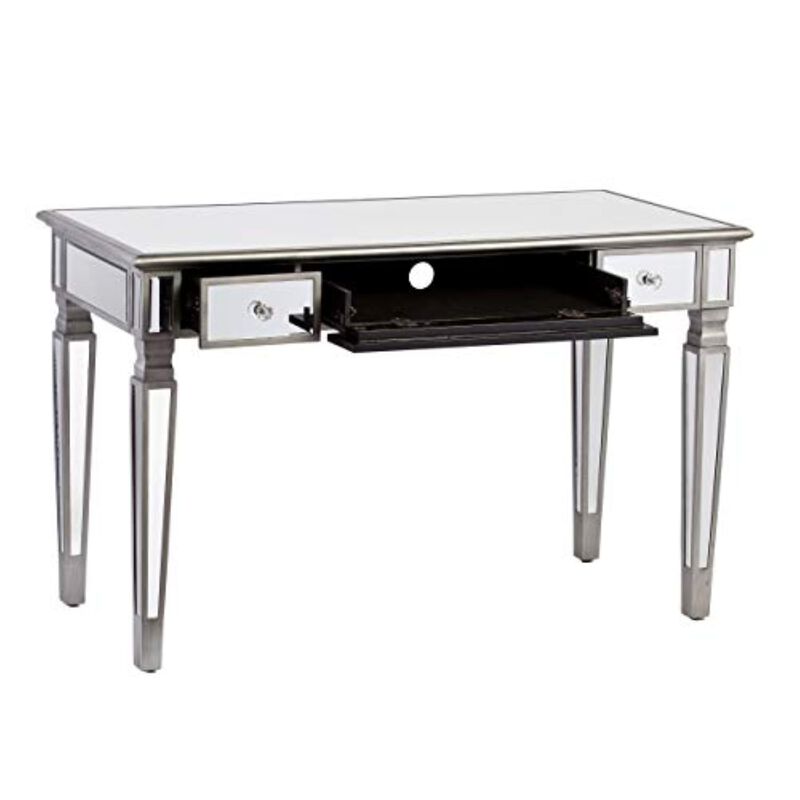 SEI Furniture Wedlyn Mirrored Writing Desk