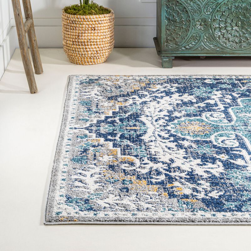 Anaise Ornate Boho Medallion Area Rug