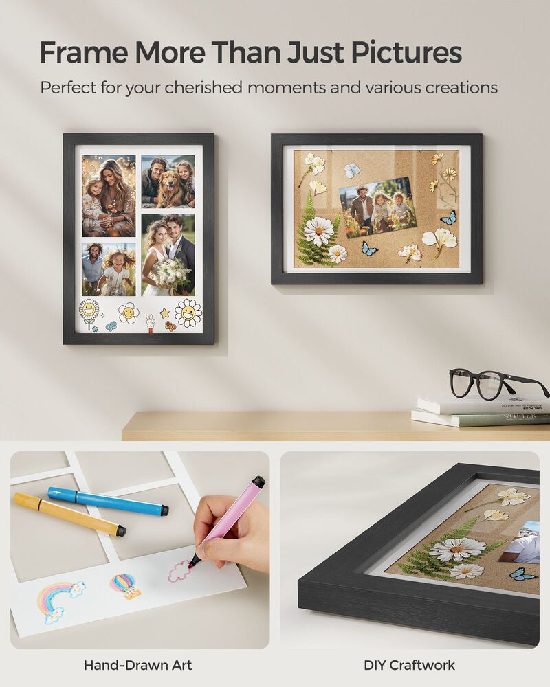 A4 Picture Frame Collage: Stylish Multi-Photo Display for Personalized Décor