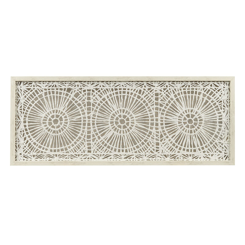 Gracie Mills Carrol Framed Medallion Rice Paper Shadow Box Wall Decor