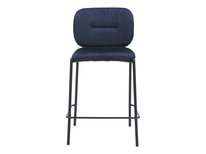 Plat Counter Stool (Set of 2) Blue