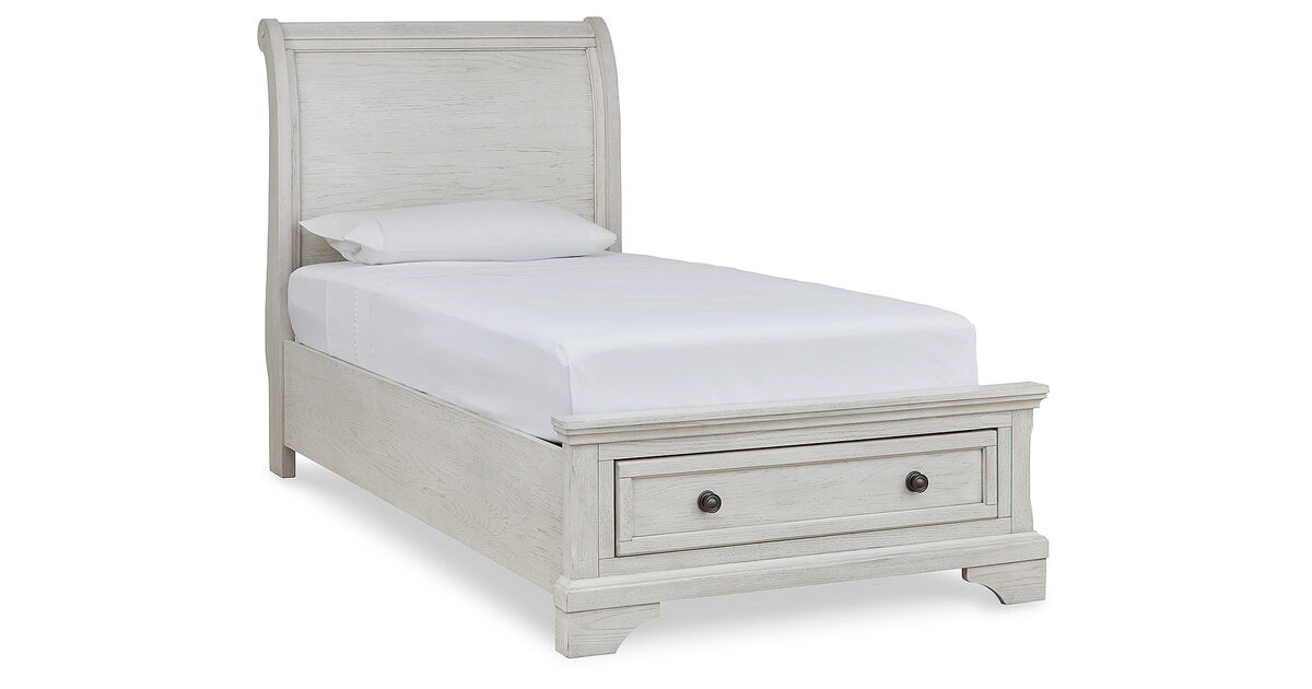Twin Sleigh Storage Bed