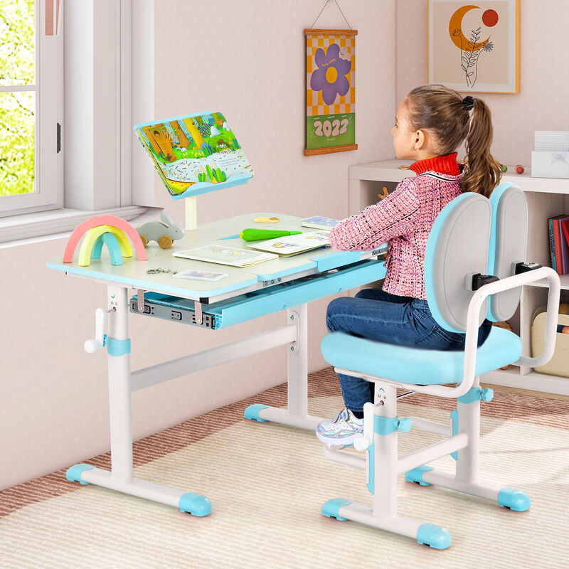 Adjustable Kid's Study Desk and Chair Set for Comfortable Learning and Growth