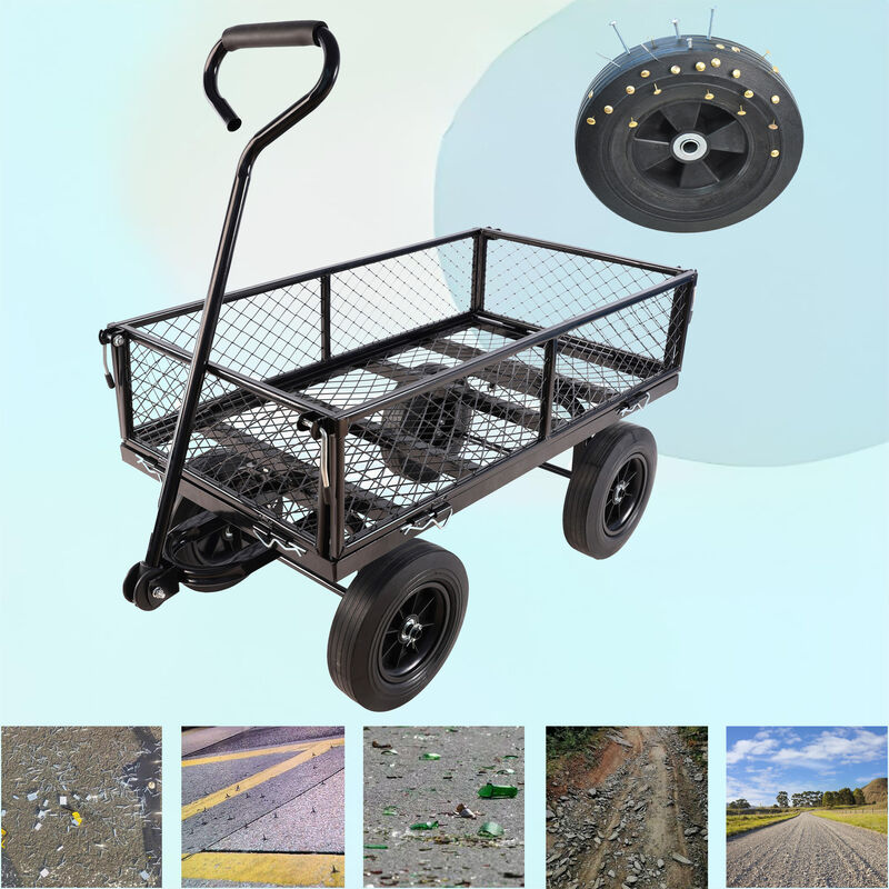 Streamdale Multi-Functional Garden Cart Spacious, Effortless, All-Terrain