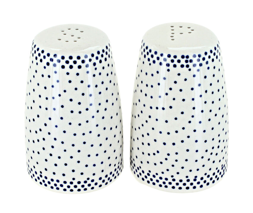 Blue Rose Polish Pottery Salt & Pepper Shaker