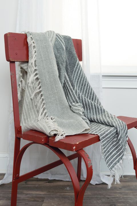 Gray 50" x 60" Throw Blanket