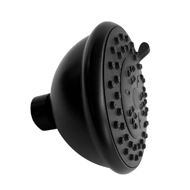 Fixed High-Pressure Rainfall Shower Head, 3 Spray Settings, Adjustable Swivel Ball Joint for Easy Positioning
