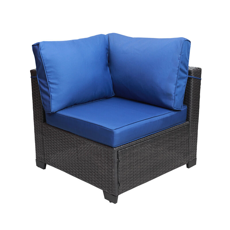 Merax Outdoor Garden Patio Furniture 7-Piece Sofa Sets