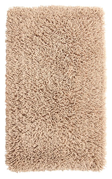 Knightsbridge Melbourne 220 GSF Non Skid Back Bath Rug 17 x 24 - Silver