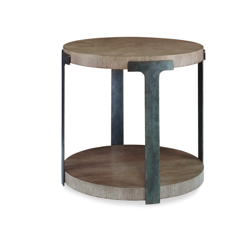 Sunburst Chairside Table
