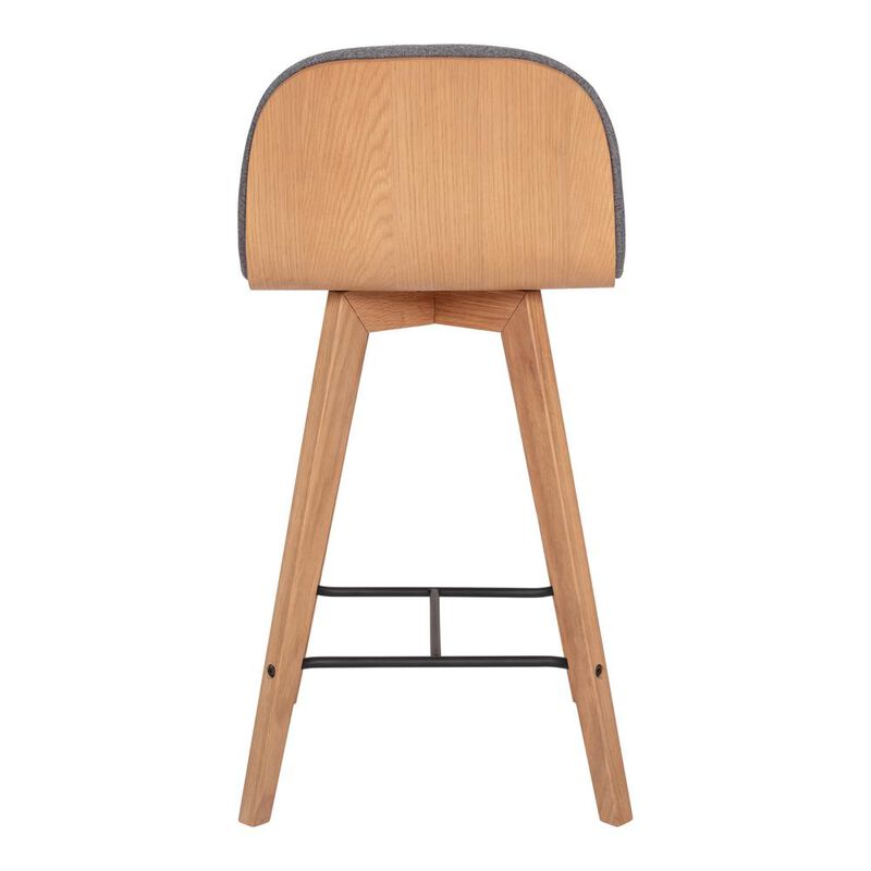 Moe's Home Collection Napoli Counter Stool Grey