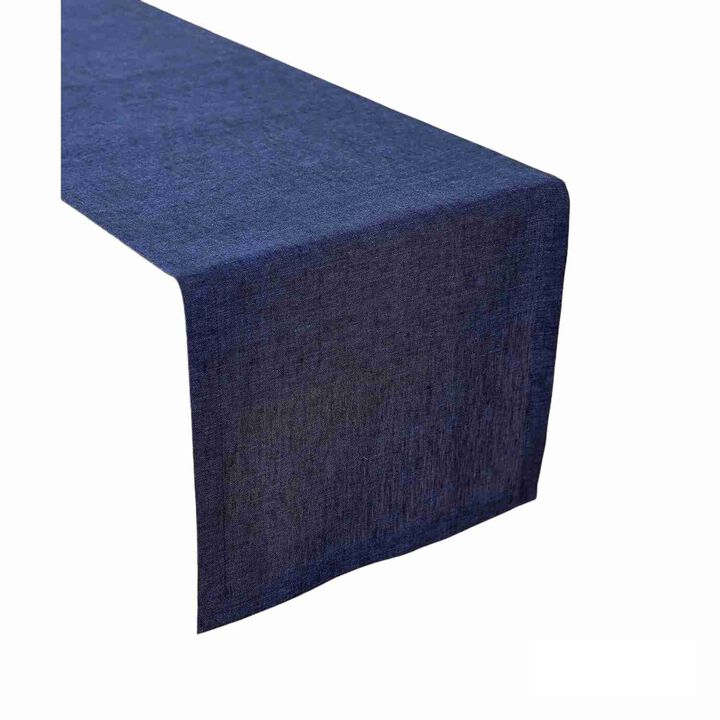 Solino Home 100% Pure Linen Table Runner | Athena for Thanksgiving, Christmas