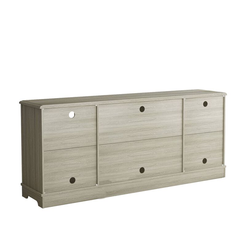 FESTIVO 70-inch Extra-Wide Rustic TV Stand for 80" TVs