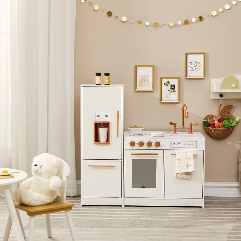 Teamson Kids - Little Chef Milano Modern Delight Play Kitchen - White